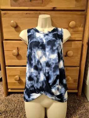 New Women’s Old Navy Active Tie-Dye Twist Front Tank Top Size M